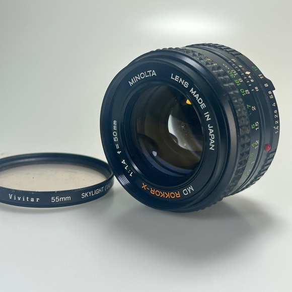 Minolta MC Rokkor-X 50mm F1.4 Lens For Minolta MD Mount! - Picture 1 of 11